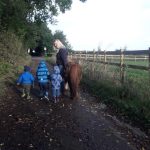 kinderen met pony