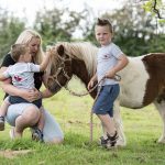 kinderen met pony